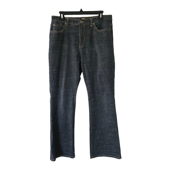 Rafaella Jeans Women's 12 (33" waist x 33" inseam) Blue Bootcut High Rise - Picture 1 of 15